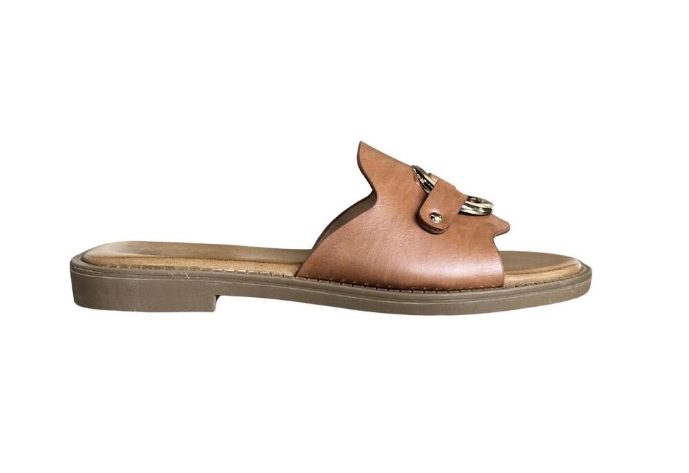 NEW NEKANE NKN women's yen slide sandal in camel